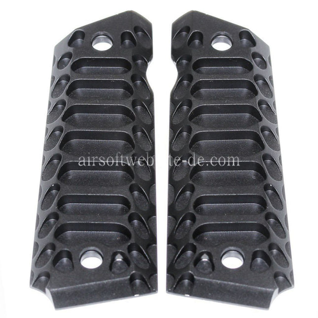 5KU CNC Cobra Stil Pistolen Griffabdeckung Geeignet für Tokyo Marui M1911 / M.E.U. / Army R27 R28 R29 Pistolen Airsoft