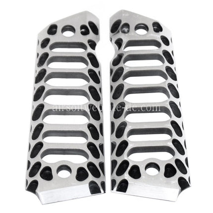 5KU CNC Cobra Skeleton Stil Pistolen Griffabdeckung Geeignet für Tokyo Marui M1911 / M.E.U. / Army R27 R28 R29 Pistolen Airsoft