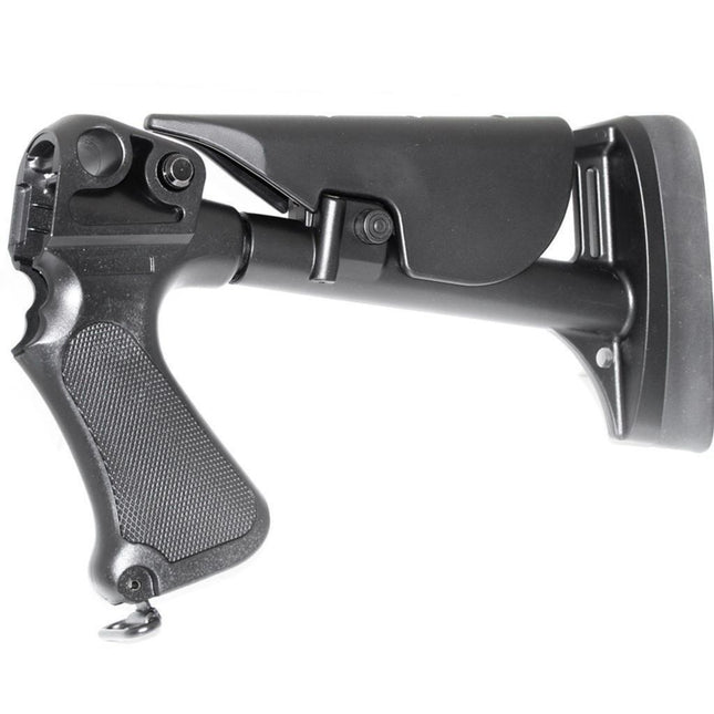 CYMA Einziehbarer Schaft mit Plastikgriff Geeignet für CYMA M870 Serie Schrotflinte Airsoft Schwarz