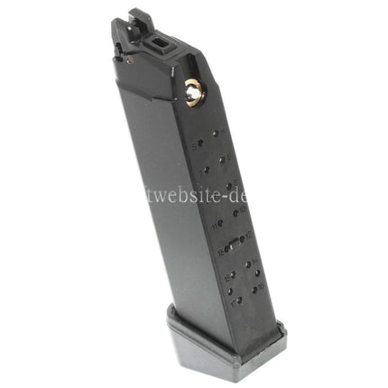 ARMY ARMAMENT 24rd Gas Magazin Geeignet für G17 G18C G34 G35 G-Serie GBB Pistolen Airsoft Schwarz