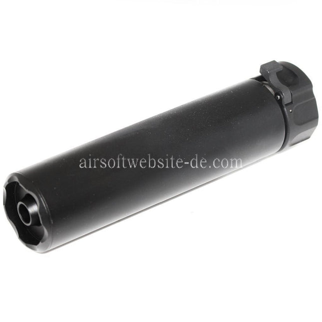 5KU 158mm SOCOM556 RC2 Schalldämpfer mit Mündungsfeuerdämpfer Geeignet für -14mm CCW gegen den Uhrzeigersinn Gewindelauf  Gewehre Airsoft