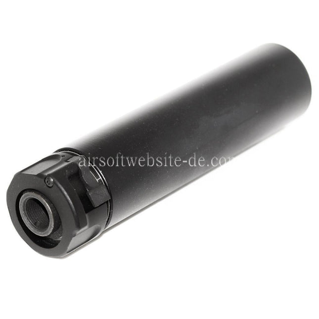 5KU 158mm SOCOM556 RC2 Schalldämpfer mit Mündungsfeuerdämpfer Geeignet für -14mm CCW gegen den Uhrzeigersinn Gewindelauf  Gewehre Airsoft
