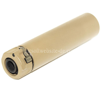 5KU 158mm SOCOM556 RC2 Schalldämpfer mit Mündungsfeuerdämpfer Geeignet für -14mm CCW gegen den Uhrzeigersinn Gewindelauf  Gewehre Airsoft