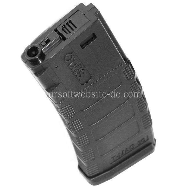 King Arms 370rd TWS T-MAG Hi-Cap Magazin Geeignet für M4 M16 Serie AEG Gewehre Airsoft