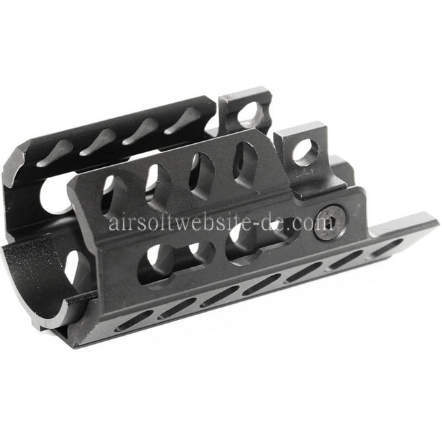 Airsoft Website 82mm Keymod Handschutz Schienen System Geeignet für WE MP5K AEG GBB SMG Gewehre Schwarz