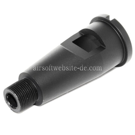 Airsoft Website 2.25/2.75 Zoll 56mm/69mm Aluminium Kurzer Äußeres Lauf Verbindungsrohr -14mm CCW Gegen den Uhrzeigersinn GBB Gewehre