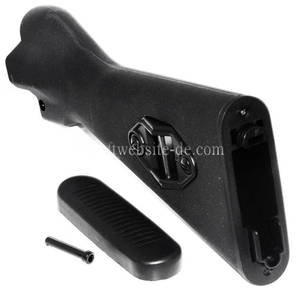CYMA Metall Riemenhalterung Polymer Fester Gewehrschaft Geeignet für MOD5 MP5 A4 AEG Gewehre Airsoft Schwarz