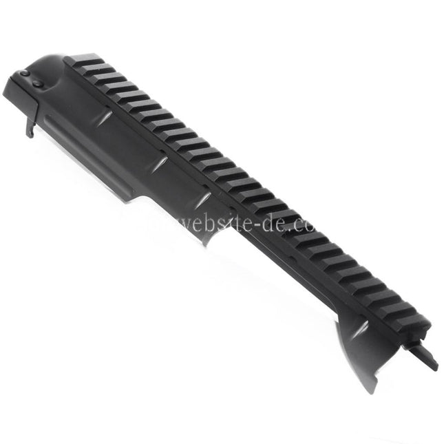 Airsoft Website Obere Empfängerabdeckung mit 20mm Taktischer Schiene Geeignet für CYMA Tokyo Marui AK Dragunov SVD AEG Gewehre Schwarz