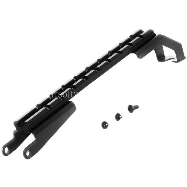 CYMA Obere Empfängerabdeckung mit 217mm taktischer oberen Schiene Zielfernrohrmontage Geeignet für CM039C CM048 CM050  Echo1 Golden Eagle Jing Gong JG Tokyo Marui AK Serie AEG Gewehre Airsoft Schwarz