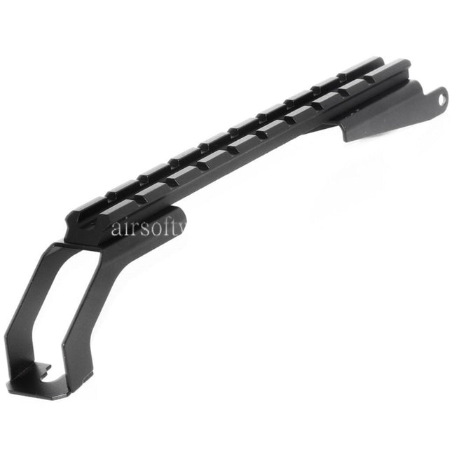 CYMA Obere Empfängerabdeckung mit 217mm taktischer oberen Schiene Zielfernrohrmontage Geeignet für CM039C CM048 CM050  Echo1 Golden Eagle Jing Gong JG Tokyo Marui AK Serie AEG Gewehre Airsoft Schwarz