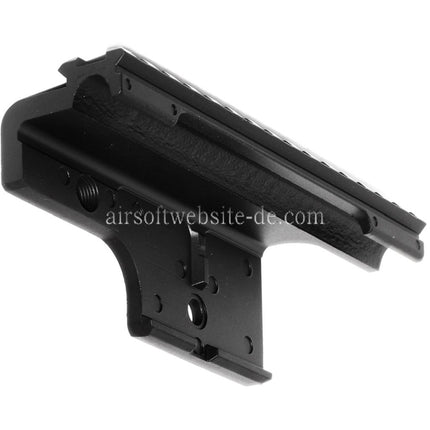 CYMA 156mm Zielfernrohrmontage Basis Schiene Geeignet für CYMA G&P Tokyo Marui M14 Serie AEG Gewehre Airsoft Schwarz