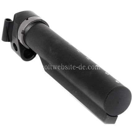 5KU 6-Positions Gewehrschaft Pufferrohradapter Geeignet für E&L AK Konvertieren zur Verwendung M4 Schaft Gewehre Airsoft Schwarz