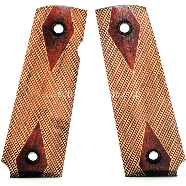 Airsoft Website Wood Griffabdeckung Geeignet für BELL ARMY AW WE KJ Tokyo Marui M1911 M.E.U Serie 70 M45A1 WARRIOR GBB Pistolen Braun