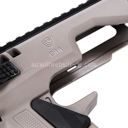 CAA Roni Pistolenkarabiner Conversion Kit Geeignet für KSC VFC Umarex Tokyo Marui G17 G18C G19 G23F Serie GBB Pistolen Airsoft