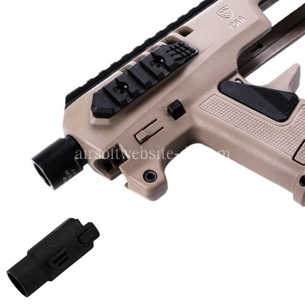 CAA Roni Pistolenkarabiner Conversion Kit Geeignet für KSC VFC Umarex Tokyo Marui G17 G18C G19 G23F Serie GBB Pistolen Airsoft