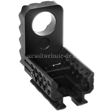 5KU Strike Face Front Kit Geeignet für WE (WE-TECH) Tokyo Marui G19 Serie GBB Pistolen Airsoft Schwarz