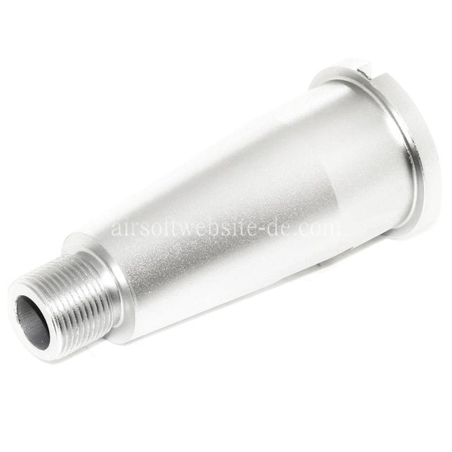 Airsoft Website 2.25/2.75 Zoll 56mm/69mm Aluminium Kurzer Äußeres Lauf Verbindungsrohr -14mm CCW Gegen den Uhrzeigersinn GBB Gewehre