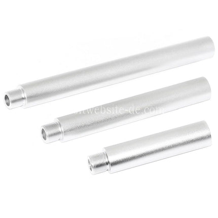Airsoft Website 3/3.5 5/5.5 7/7.5 Zoll Aluminium Äußeres Lauf verlängerungsrohr -14mm CCW Gegen den Uhrzeigersinn AEG GBB Airsoft