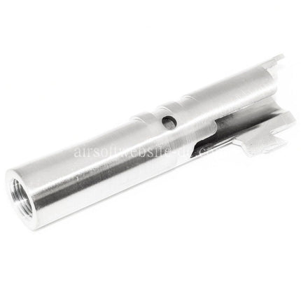 Airsoft Website 85mm/89mm Äußerer Lauf -12mm CCW Gegen den Uhrzeigersinn Geeignet für ARMY ARMAMENT R45 Detonics .45 Serie GBB Pistolen Silber