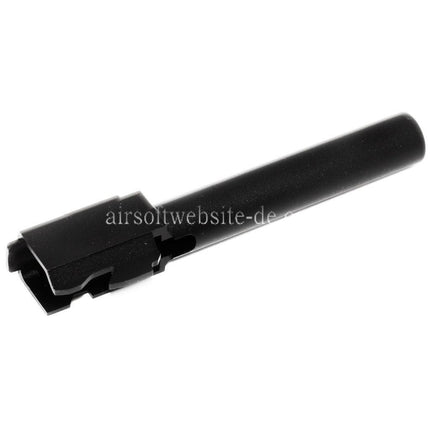 Airsoft Website 110mm/114mm CNC Äußerer Lauf Geeignet für ARMY ARMAMENT R17 DOUBLE BELL Tokyo Marui G17 Serie GBB Pistolen Schwarz