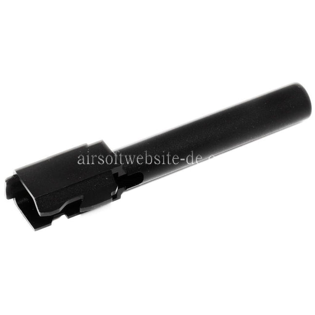 Airsoft Website 110mm/114mm CNC Äußerer Lauf Geeignet für ARMY ARMAMENT R17 DOUBLE BELL Tokyo Marui G17 Serie GBB Pistolen Schwarz