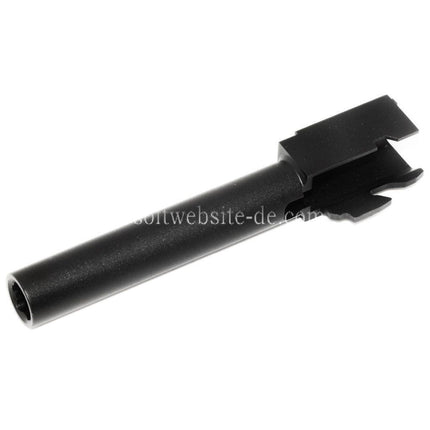 Airsoft Website 110mm/114mm CNC Äußerer Lauf Geeignet für ARMY ARMAMENT R17 DOUBLE BELL Tokyo Marui G17 Serie GBB Pistolen Schwarz