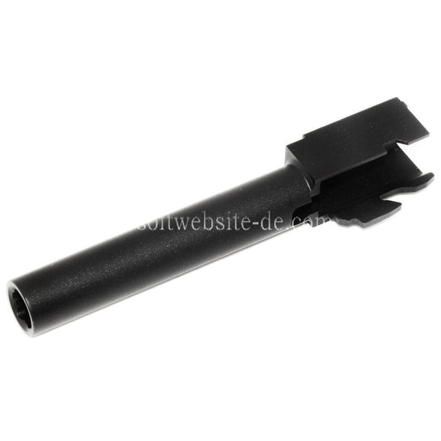 Airsoft Website 110mm/114mm CNC Äußerer Lauf Geeignet für ARMY ARMAMENT R17 DOUBLE BELL Tokyo Marui G17 Serie GBB Pistolen Schwarz