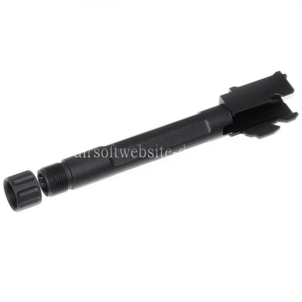 5KU FI 9mm Stil Gewinde Äußerer Lauf -14mm CCW gegen den Uhrzeigersinn Geeignet für Tokyo Marui G17 GBB Pistolen Airsoft