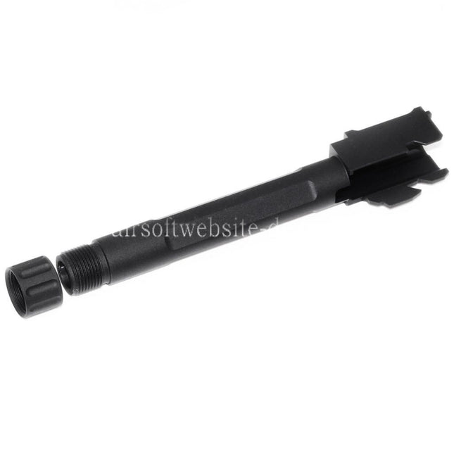5KU FI 9mm Stil Gewinde Äußerer Lauf -14mm CCW gegen den Uhrzeigersinn Geeignet für Tokyo Marui G17 GBB Pistolen Airsoft