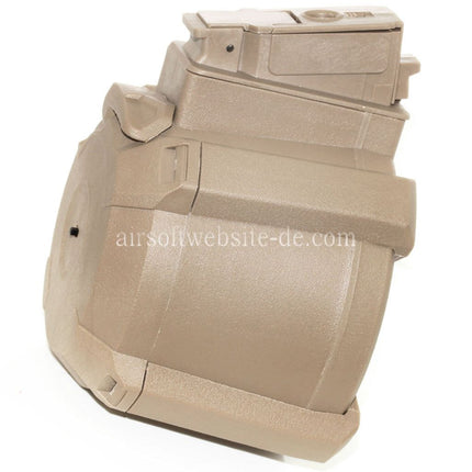 BATTLEAXE 1400rd Elektrisch Trommelmagazin Geeignet für AK Serie AEG Gewehre Airsoft