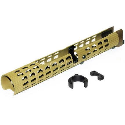 5KU VS-24 Röhrenförmig Keymod Handguard Geeignet für AKM AK74 AK103 Serie AEG Gewehre Airsoft