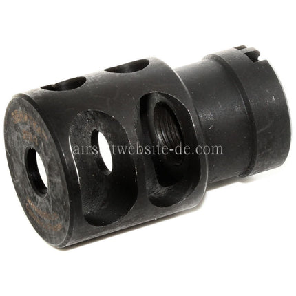 5KU DTK-2 Stil Mündungsbremse Mündungsfeuerdämpfer Geeignet für -14mm CCW Gegen den Uhrzeigersinn Lauf Gewehre Airsoft Schwarz