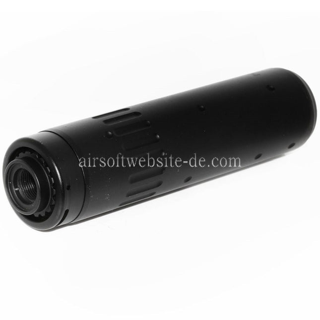 CYMA 150mm AAC SCAR-SD 5.56 QD Schalldämpfermit Mündungsfeuerdämpfer Geeignet für -14mm CCW Gegen den Uhrzeigersinn Lauf Gewehre Airsoft Schwarz