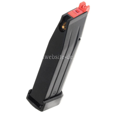Armorer Works AW 20rd Co2 Magazin Geeignet für AW HX Serie Hi-Capa .177 Cal/4.5mm Airgun Schwarz