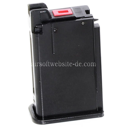 Armorer Works AW Gas Magazin (Langer/kurzer Typ) Geeignet für AW Broomhandle BH WE M712 GBB Pistolen Airsoft Schwarz