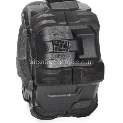 Armorer Works AW Custom 350rd Gas Adaptive Trommelmagazin Geeignet für WE (WE-TECH) AP APACHE MP5 Serie GBB Gewehre Airsoft