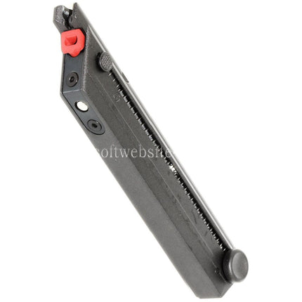 Armorer Works AW 15rd Gas Magazin Geeignet für AW A180 Blaster WE Luger P08 GBB Pistolen Airsoft Schwarz