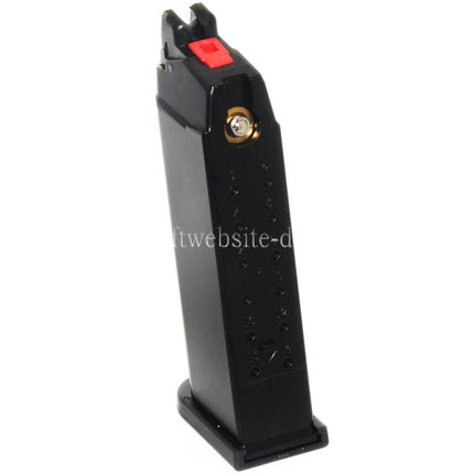 Armorer Works AW 23rd MOS Gas Magazin Geeignet für Optic Ready Schlitten Version EMG SAI BLU COMPACT WE AW VX9 G19 Serie GBB Pistolen Airsoft Schwarz