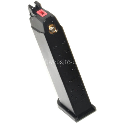 Armorer Works AW 27rd MOS Gas Magazin Geeignet für Standard Schlitten Version EMG SAI BLU WE AW VX7 VX9 G17 G19 Serie GBB Pistolen Airsoft Schwarz