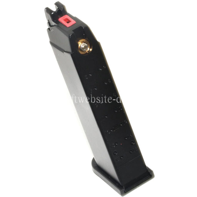 Armorer Works AW 27rd MOS Gas Magazin Geeignet für Standard Schlitten Version EMG SAI BLU WE AW VX7 VX9 G17 G19 Serie GBB Pistolen Airsoft Schwarz