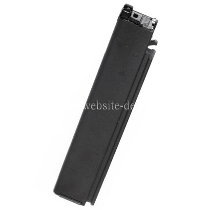 WE (WE-TECH) 50rd Gas Magazin Langer Typ geeignet für Cybergun Thompson M1A1 Serie GBB SMG Gewehre Airsoft Schwarz