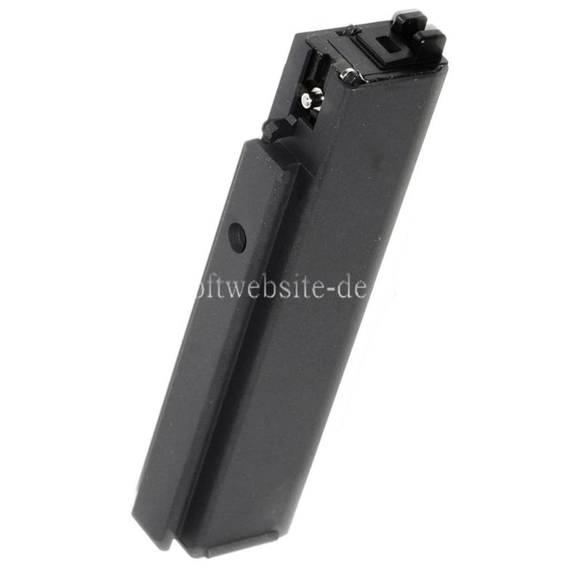 WE (WE-TECH) 30rd Gas Magazin Kurzer Typ geeignet für Cybergun Thompson M1A1 Serie GBB SMG Gewehre Airsoft Schwarz