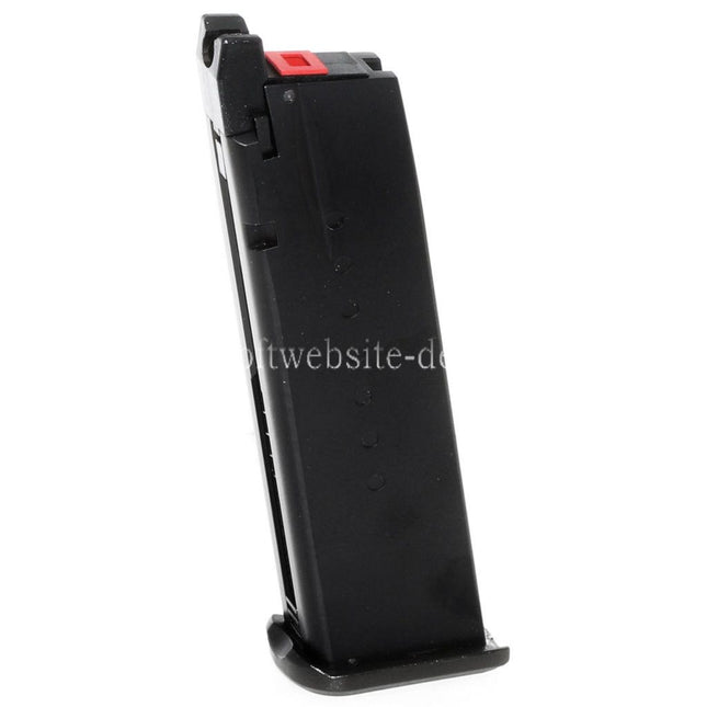 EMG Lizenziert Hudson 25rd Co2 Magazin Geeignet für EMG Hudson H9 Serie GBB Pistolen Airsoft Schwarz
