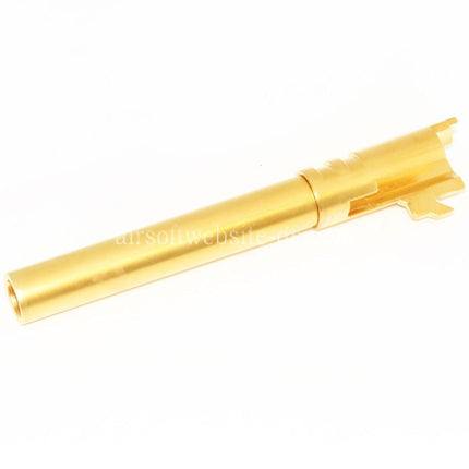 EMG Lizenziert STI DVC 3-GUN 134mm/138mm Äußerer Lauf Geeignet für EMG DVC 3-GUN / AW / WE / Tokyo Marui Hi-Capa 5.4 Variants GBB Pistolen Airsoft Gold
