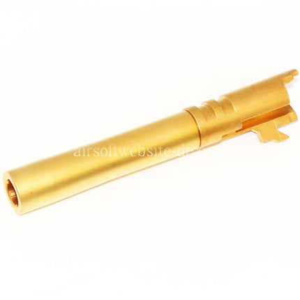 EMG Lizenziert SAI 2011 DS 123mm/127mm Äußerer Lauf Geeignet für EMG SAI 2011 DS 5.1 Hi-Capa GBB Pistolen Airsoft Gold