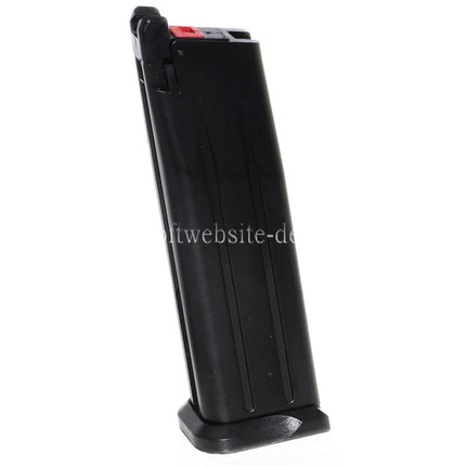 EMG SAI RED-H 30rd Gas Magazin Geeignet für Hi-Capa Serie GBB Pistolen Airsoft Schwarz