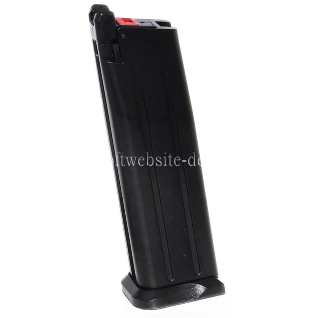 EMG SAI RED-H 30rd Gas Magazin Geeignet für Hi-Capa Serie GBB Pistolen Airsoft Schwarz