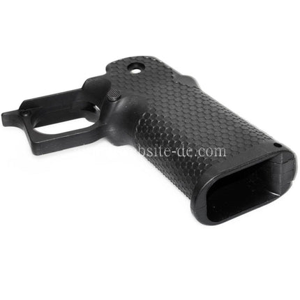 Armorer Works AW HX #2 Sechseckiger Pistolengriff Geeignet für EMG AW WE Tokyo Marui Hi-Capa Serie GBB Pistols Airsoft Schwarz