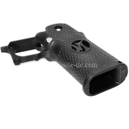 Armorer Works AW HX #3 Sechseckiger Pistolengriff Geeignet für EMG AW WE Tokyo Marui Hi-Capa Serie GBB Pistols Airsoft Schwarz