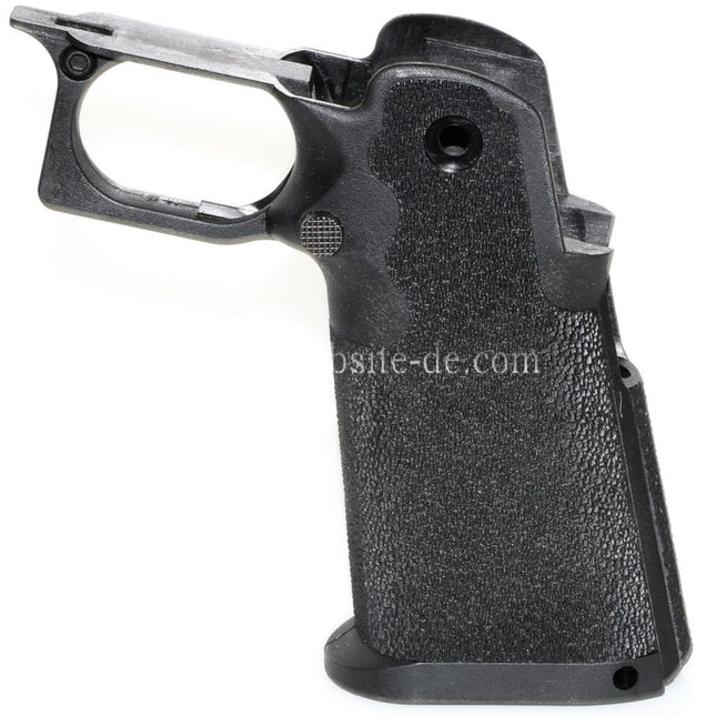 Armorer Works AW HX #1 Gepunkteter Pistolengriff Geeignet für EMG AW WE Tokyo Marui Hi-Capa Serie GBB Pistols Airsoft Schwarz